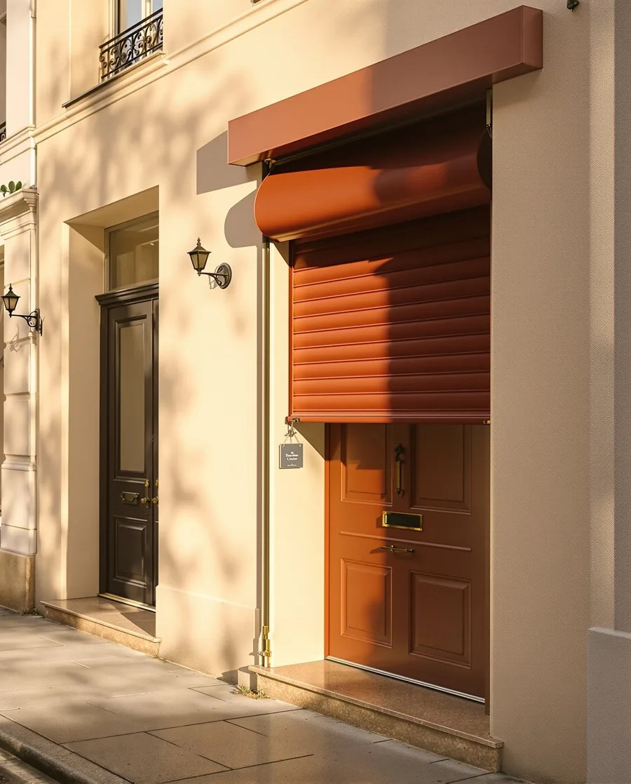 Volet roulant en façade d’une maison à Namur et en province